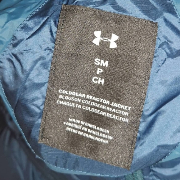 Under Armour Blue Quilted Jacket - Picture 5 of 5